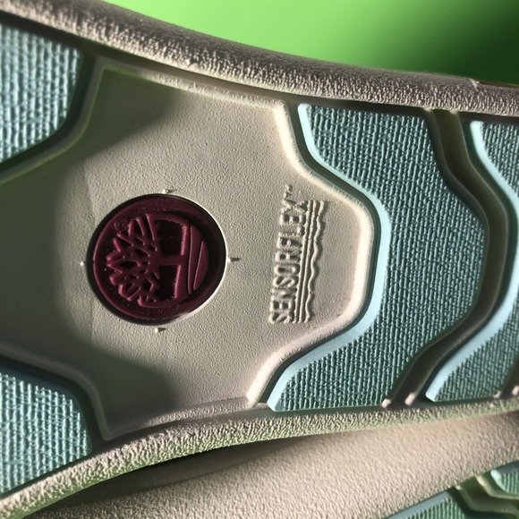 Timberland Chukka Bootie 8.5 Amherst Women's Canvas Sensor Flex Maroon - Picture 10 of 16